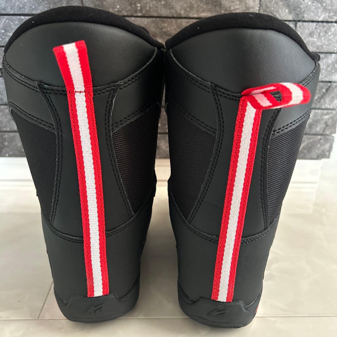 K2 スノーボードブーツ 子ども用 ブラック/レッド