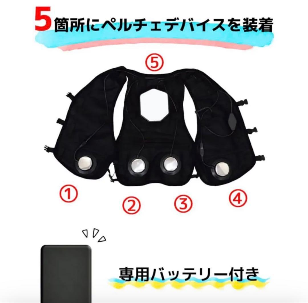 最新2025 ワークマン ペルチェベスト　新品未使用品