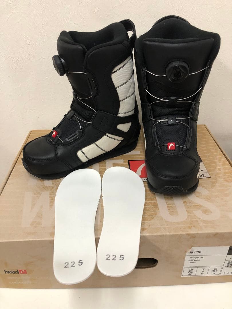 HEAD ジュニア スノーボードブーツ JR BOA 22.5cm-23.5cm