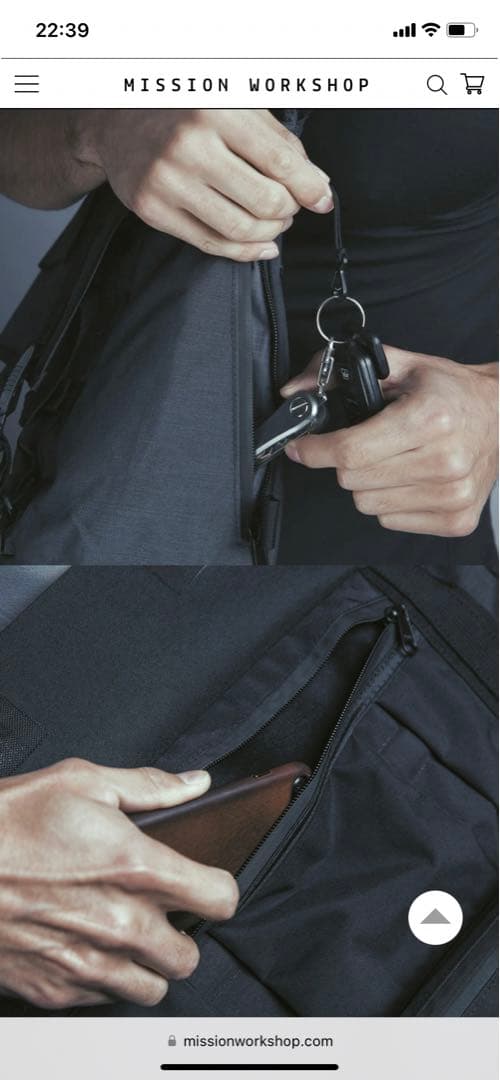 ミッションワークショップ　KHYTE メッセンジャーバッグ