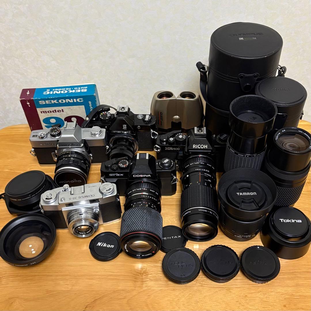 フィルムカメラレンズセット