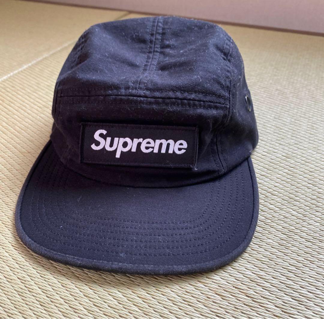 Supreme 黒 ジェットキャップ スケーター