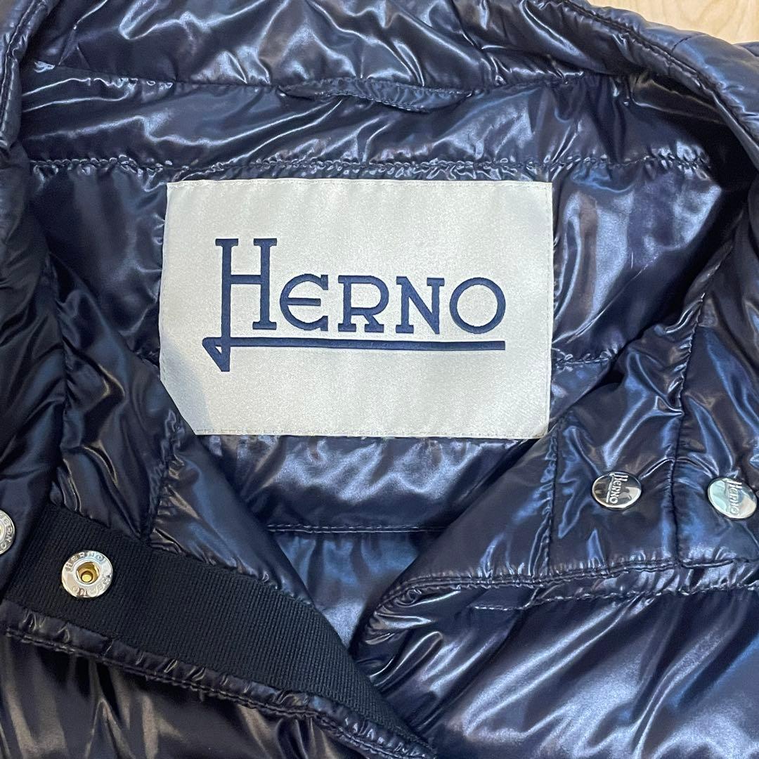 Herno ブラック　ダウンジャケット　40サイズ