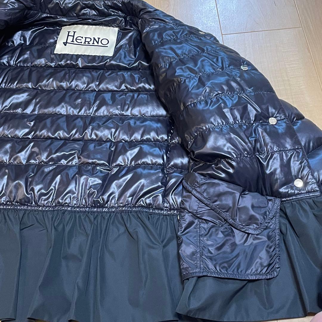 Herno ブラック　ダウンジャケット　40サイズ