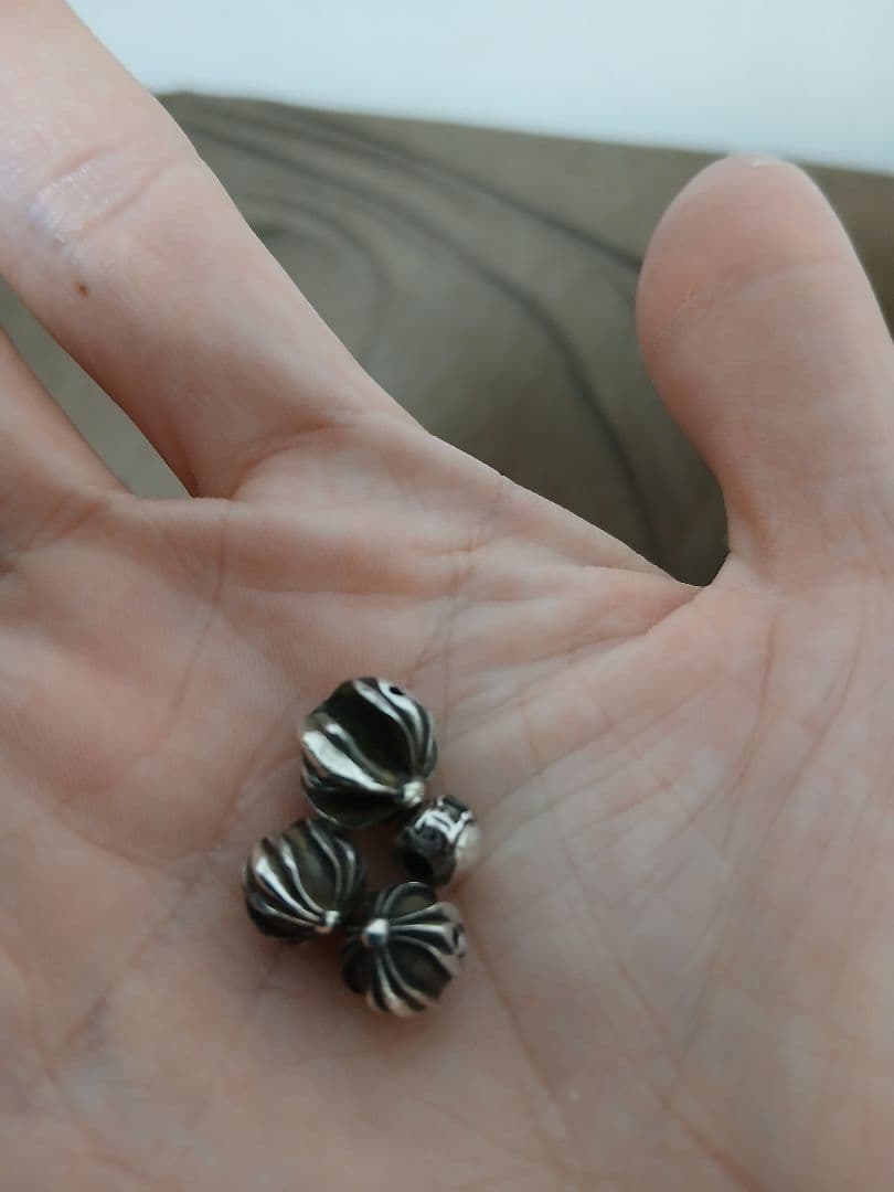 CHROME HEARTS 8mmターコイズビーズブレスレット