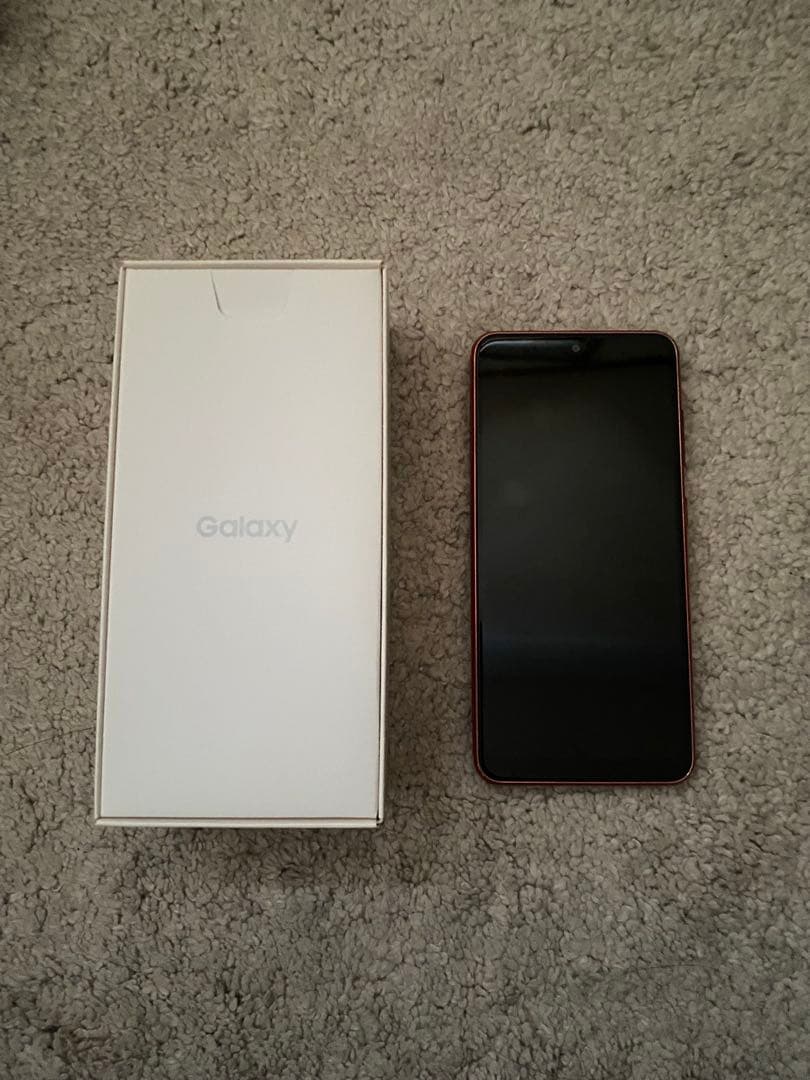 docomo Galaxy A21 レッド 本体