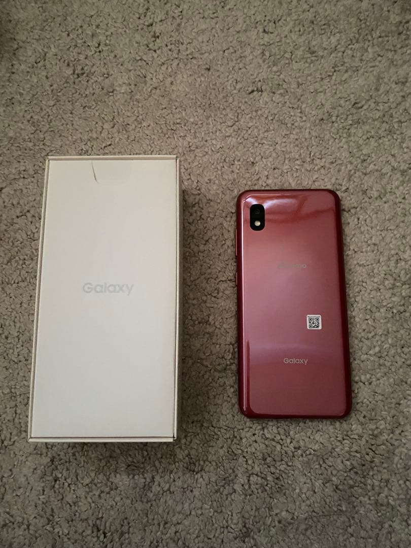 docomo Galaxy A21 レッド 本体