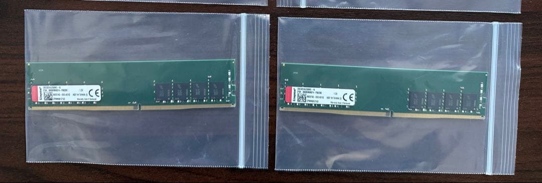 【32GB】Kingston PCメモリ16GB×2枚 DDR4 -3200