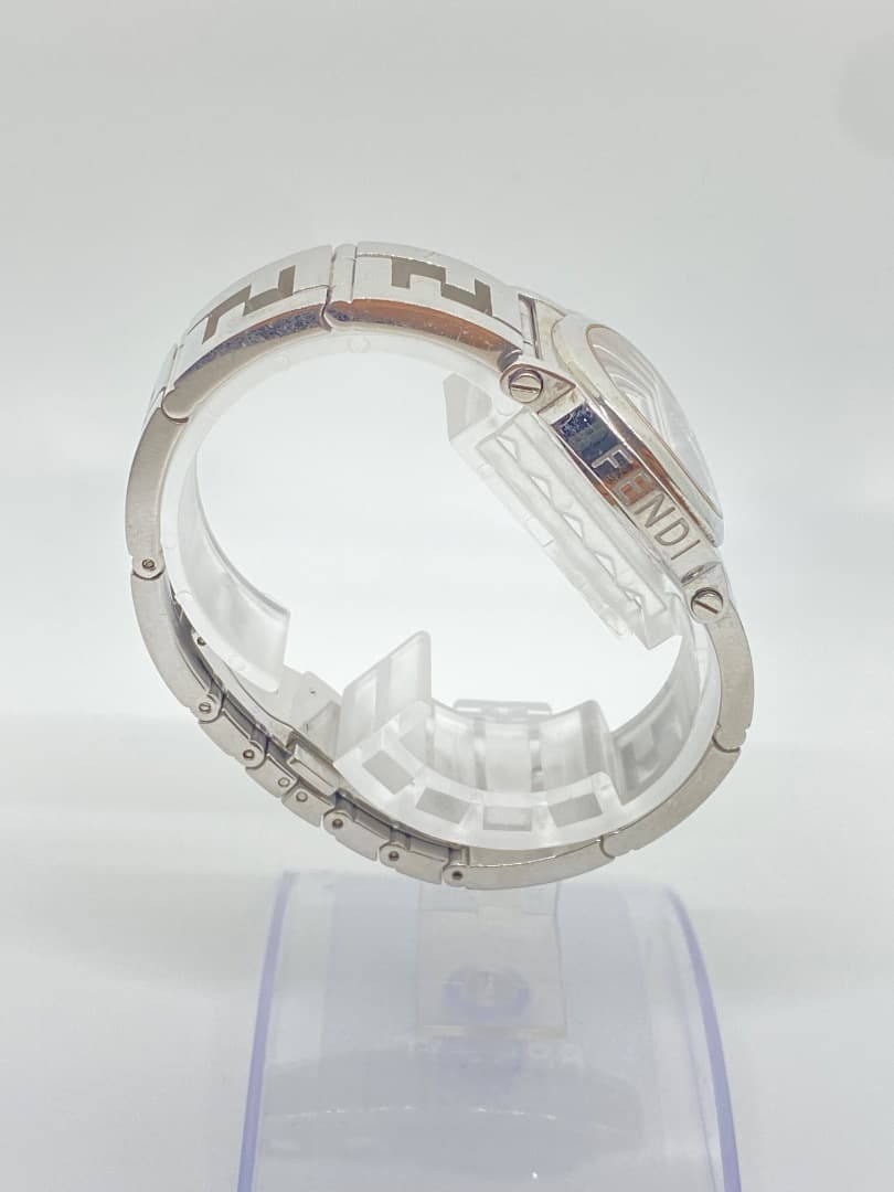 【保付・新品電池】フェンディ 6100L クアドロ ラウンド クォーツ シェル