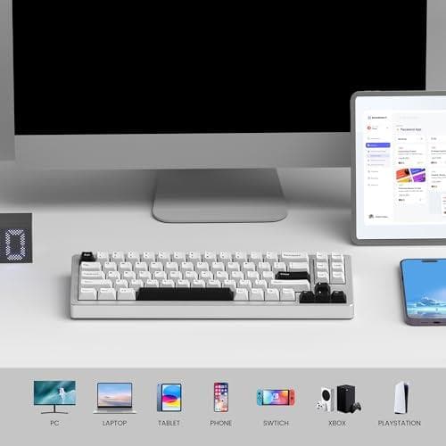 ゲーミングキーボード Womier S-K71 ワイヤレスゲーミングキーボード*