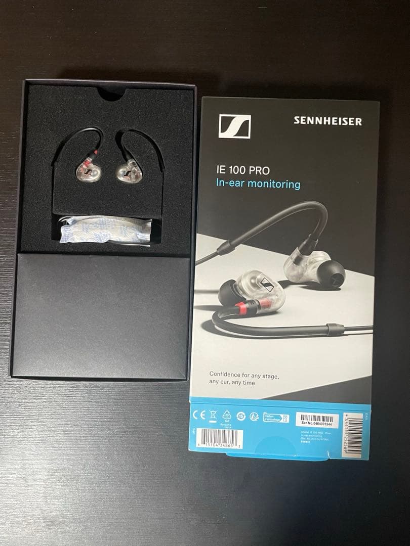 【新品未使用】ゼンハイザー(Sennheiser) IE 100 PRO クリア