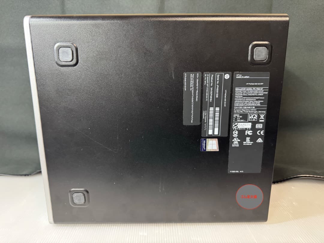 HP デスクトップPC　HP ProDesk 600 G3 Windows11