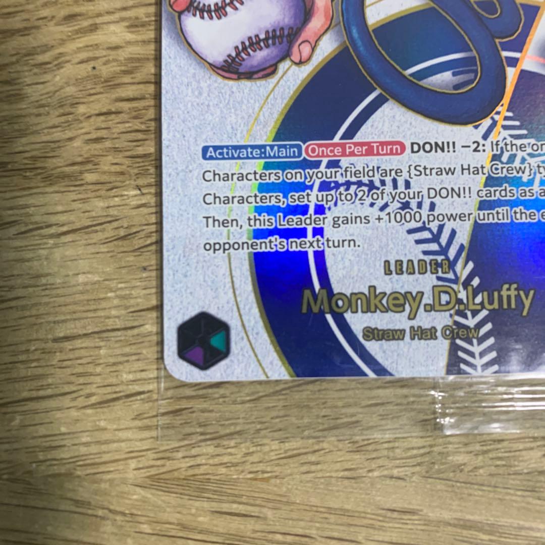 ワンピース カードゲーム　ルフィ　ドジャース　限定