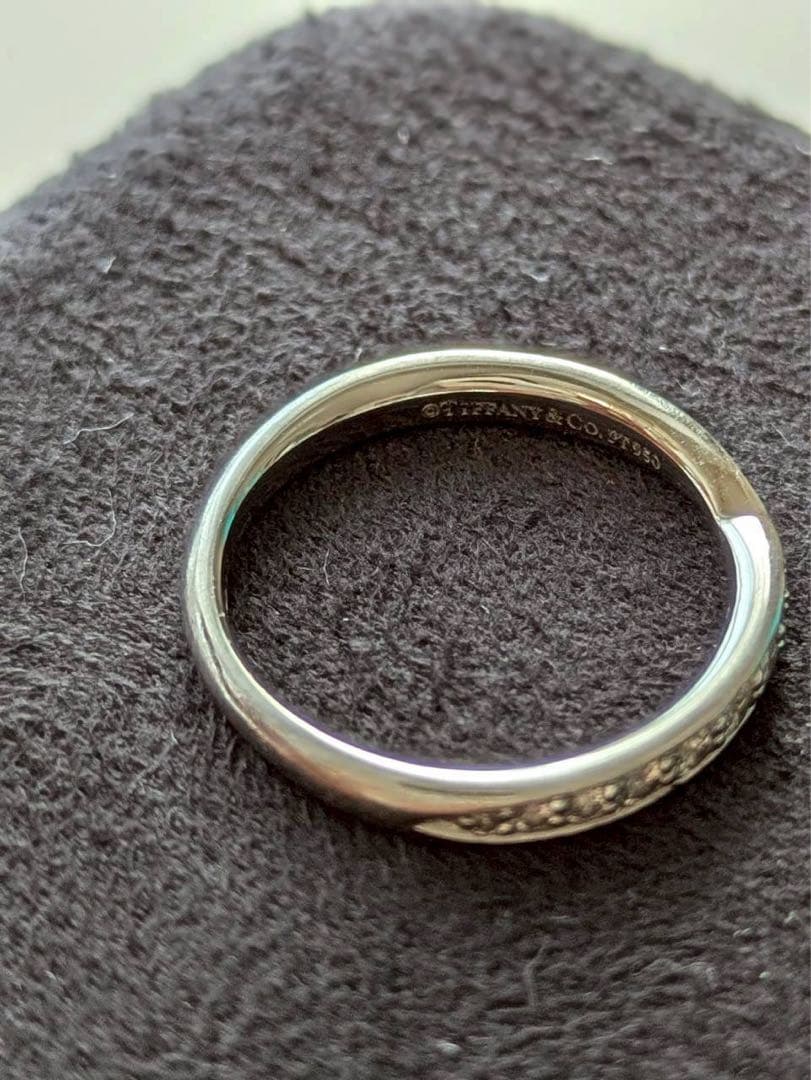 【付属品付】ティファニー ハーモニーダイヤリング プラチナPt950