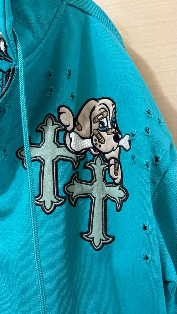 ガルフィーCALIFORNIA ターコイズ パーカー上下セット