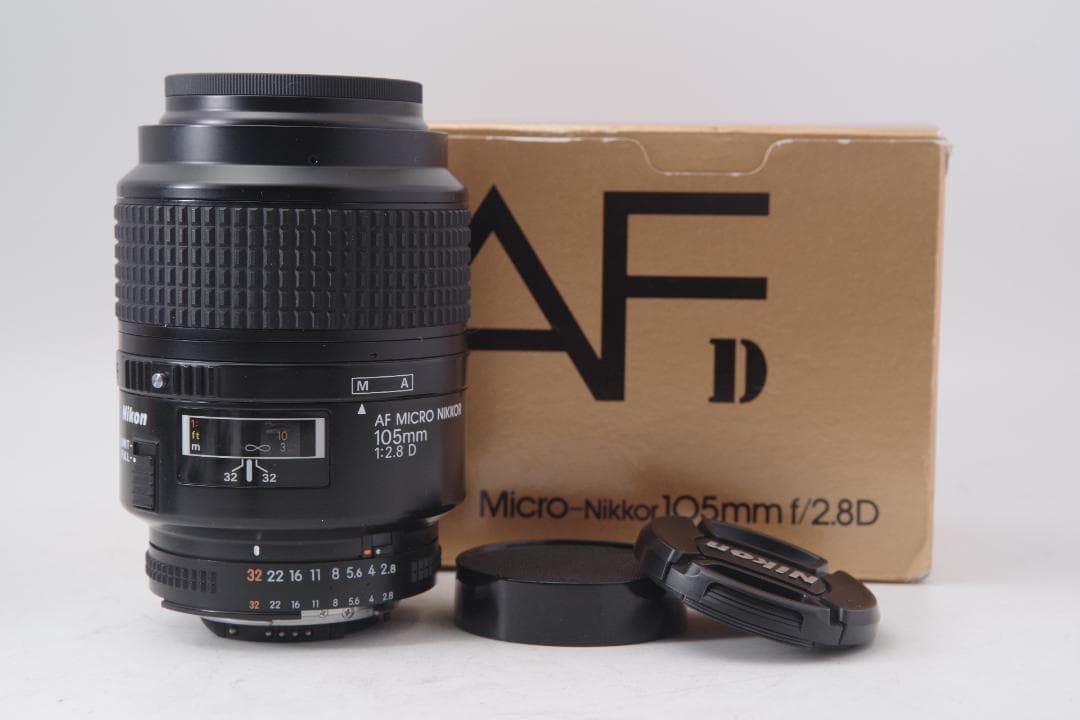 綺麗 Nikon AF MICRO NIKKOR 105mm F2.8D 化粧箱