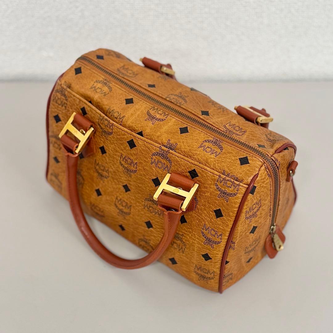 エムシーエム　MCM　ミニボストンバッグ　ハンドバッグ　ヴィセトス柄