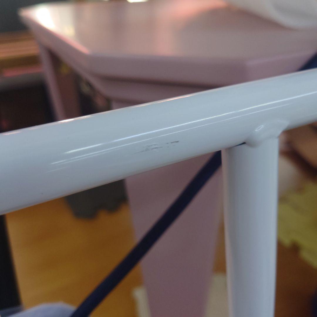 ふらんすぱん　　カーテンを取り付けられるロフトベッド　WH色