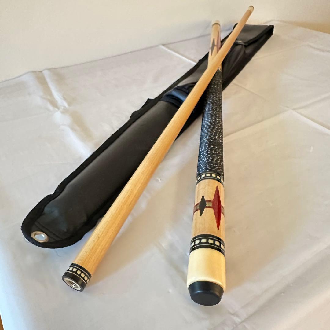 ビリヤードキュー　【極美品】ソフトケース付き　メーカー不明