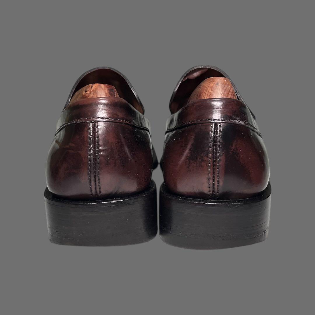 その他 GUCCI l plate Square toe loafer