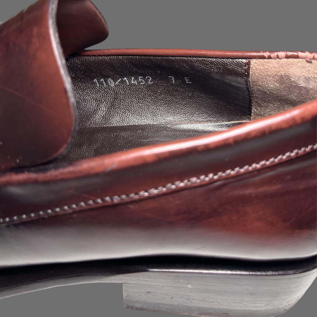 その他 GUCCI l plate Square toe loafer