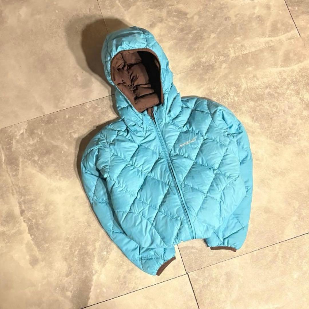 00s montbell リバーシブル キルティング ダウンジャケット テック系