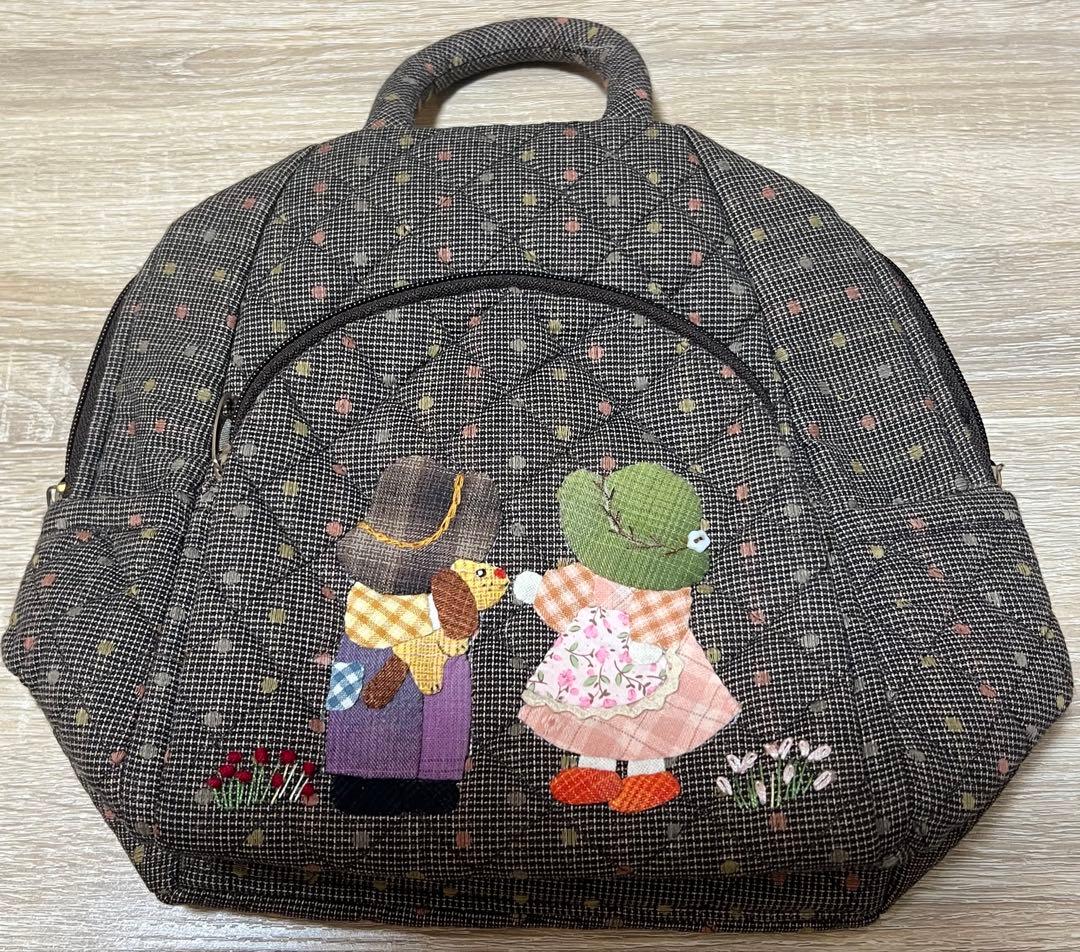 ★新作★スーちゃん＆ビリーくん　リュック　ボディバッグ　ハンドメイド　ブラウン系