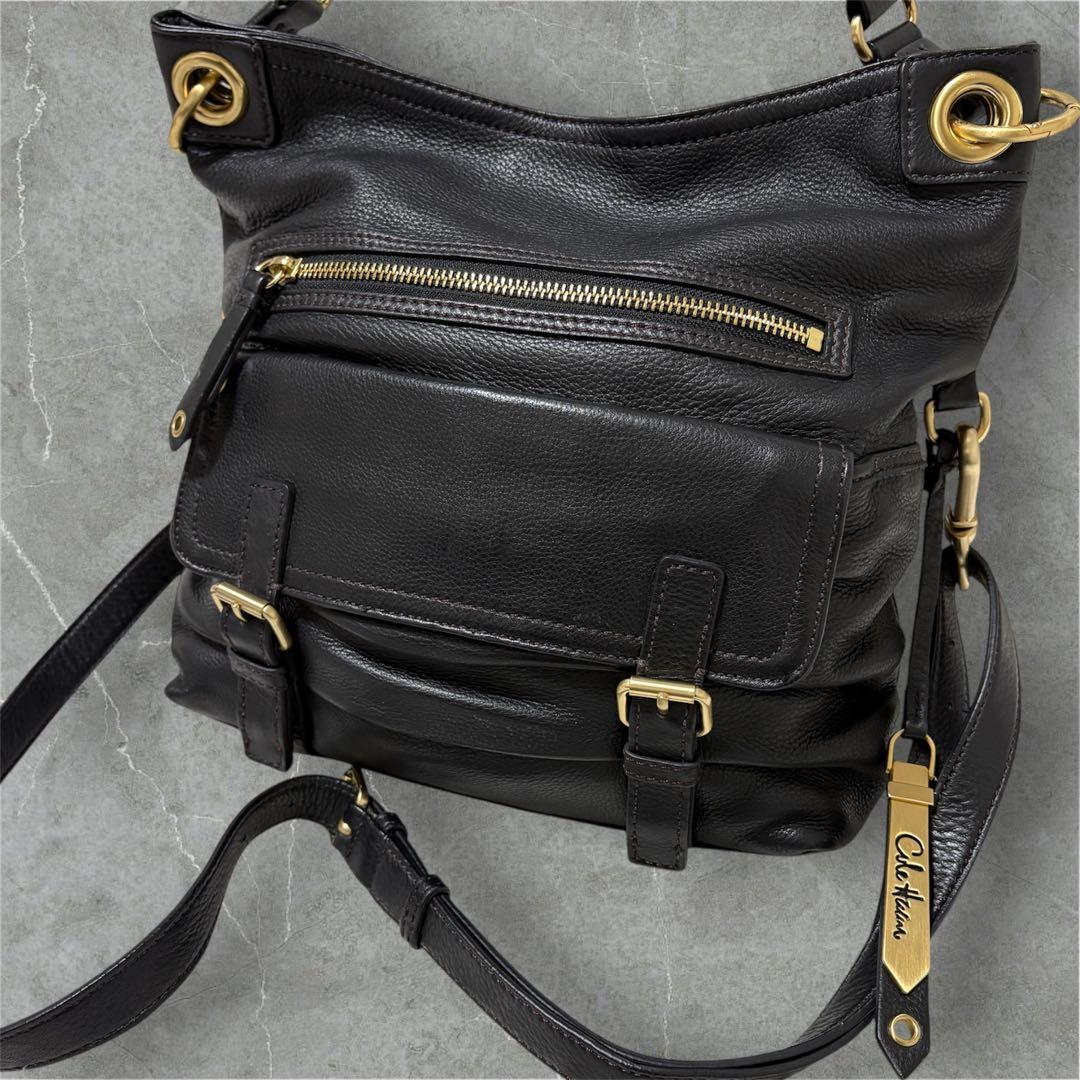 美品✨コールハーン Archive Leather Shoulder Bag