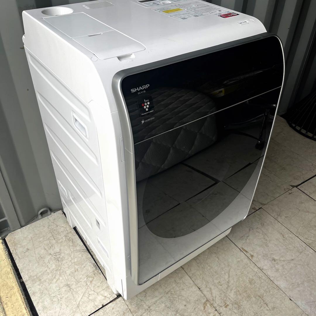 取付無料！最新！SHARP熱乾燥搭載 洗剤自動投入おしゃれデザイン洗濯機！冷蔵庫
