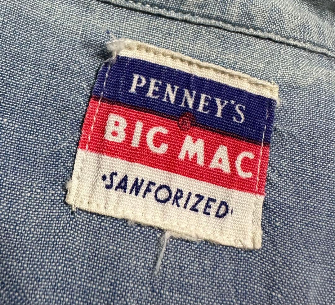 50s BIG MAC シャンブレーシャツ ヴィンテージ