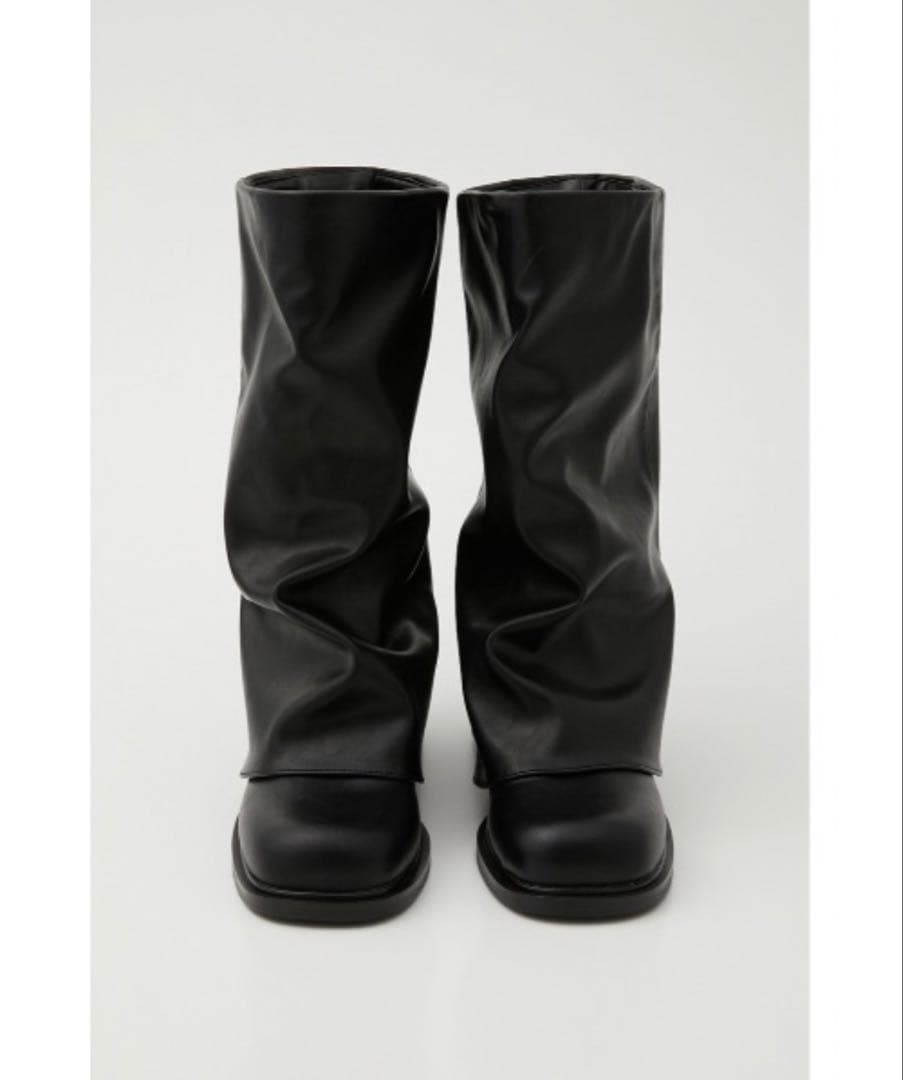 LAGUA GEM COVERED MIDDLE ブーツ　ロングブーツ　ブラック