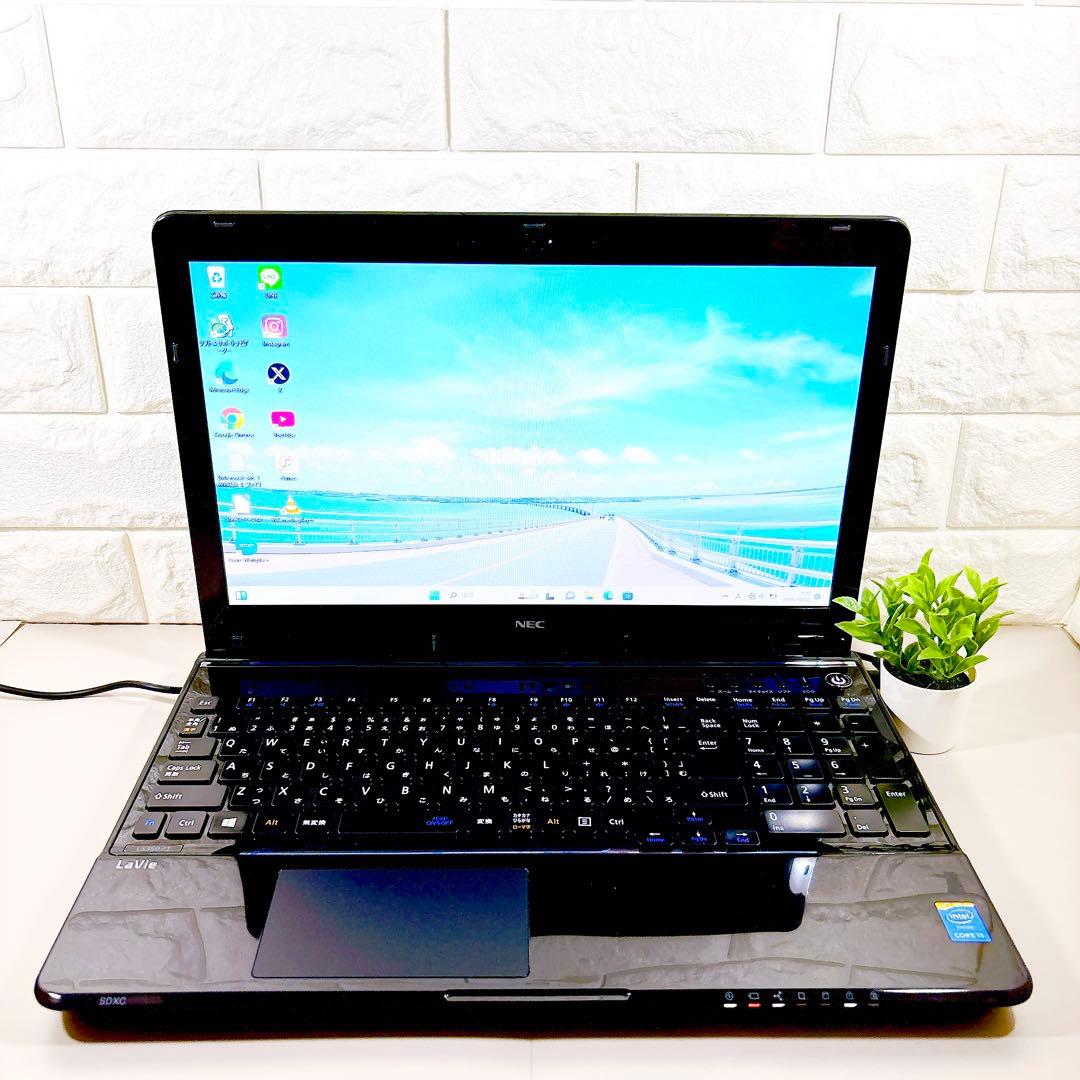 SSDで快適動作✨Core i7 カメラ メモリ8GB ノートパソコン NEC