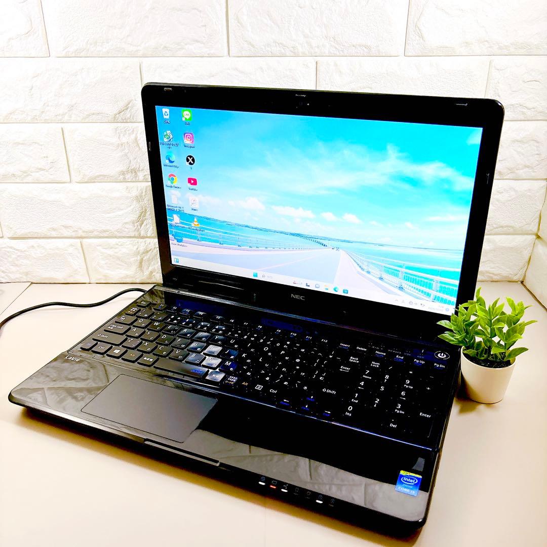 SSDで快適動作✨Core i7 カメラ メモリ8GB ノートパソコン NEC