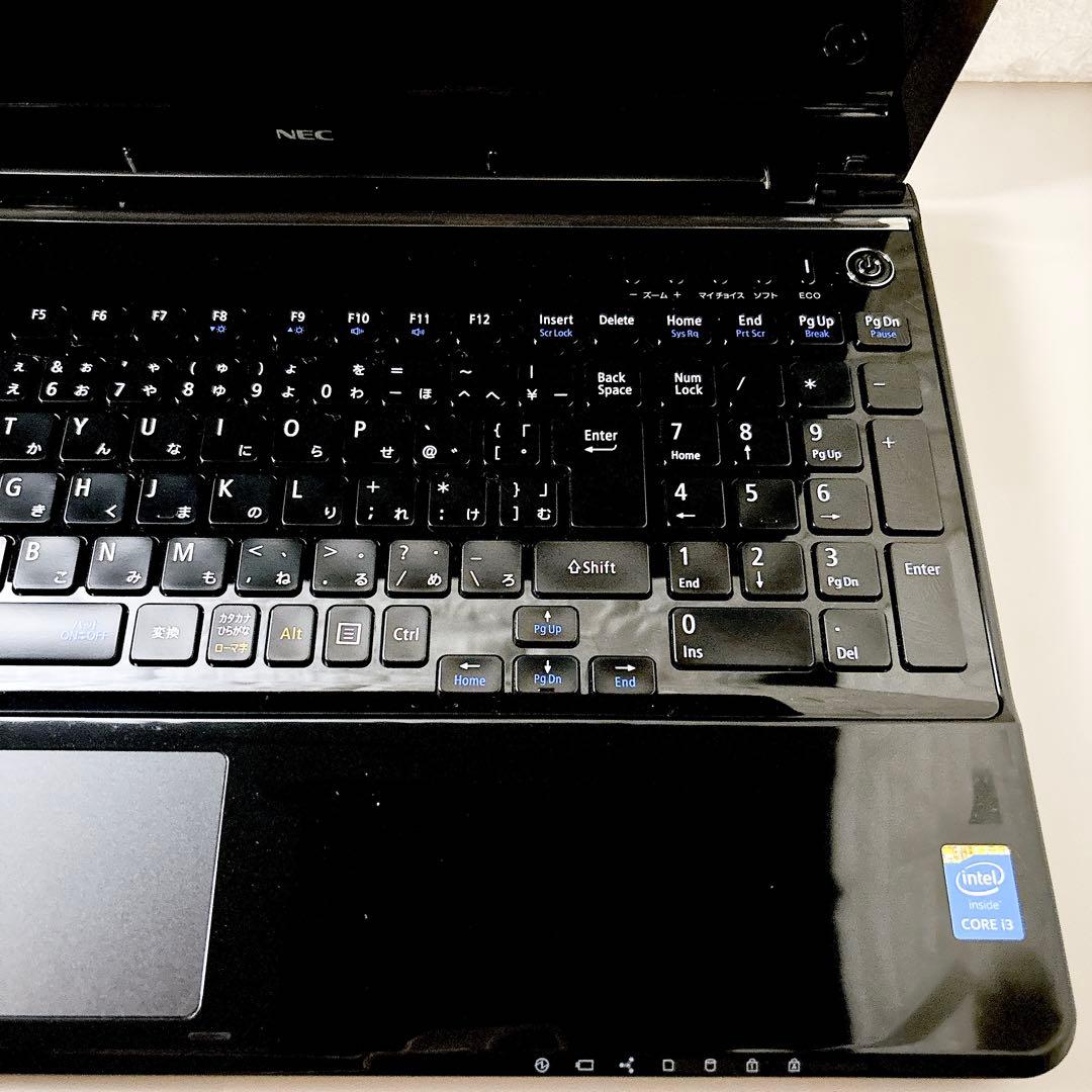 SSDで快適動作✨Core i7 カメラ メモリ8GB ノートパソコン NEC