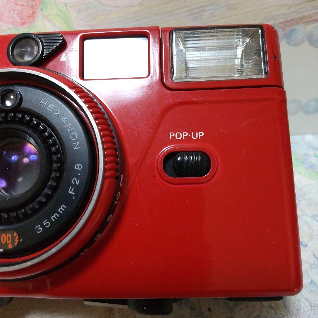 ☆☆極上美品❕動作確認済☆☆ コニカ KONICA C35 EF3 レッド