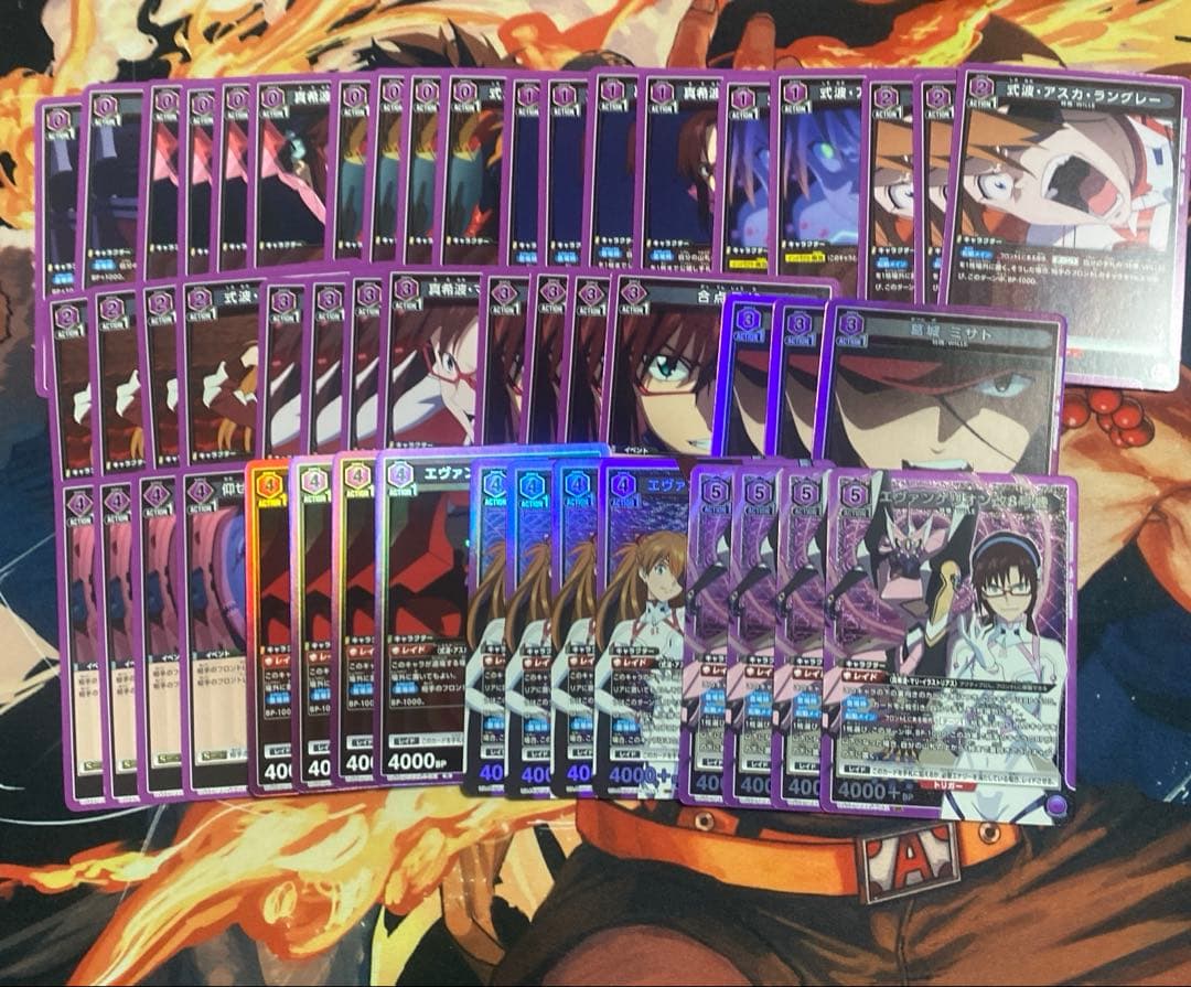 吉*ん様 ユニオンアリーナ エヴァンゲリオン 紫WILLEデッキ