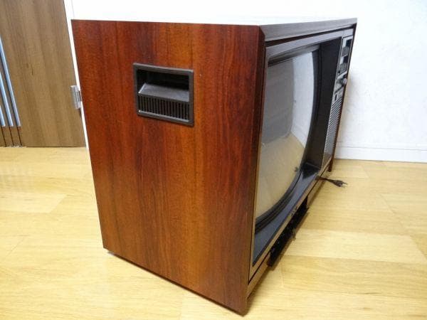80年代 日本製 NEC CV-20T76E カラーテレビ 昭和 レトロ 当時物