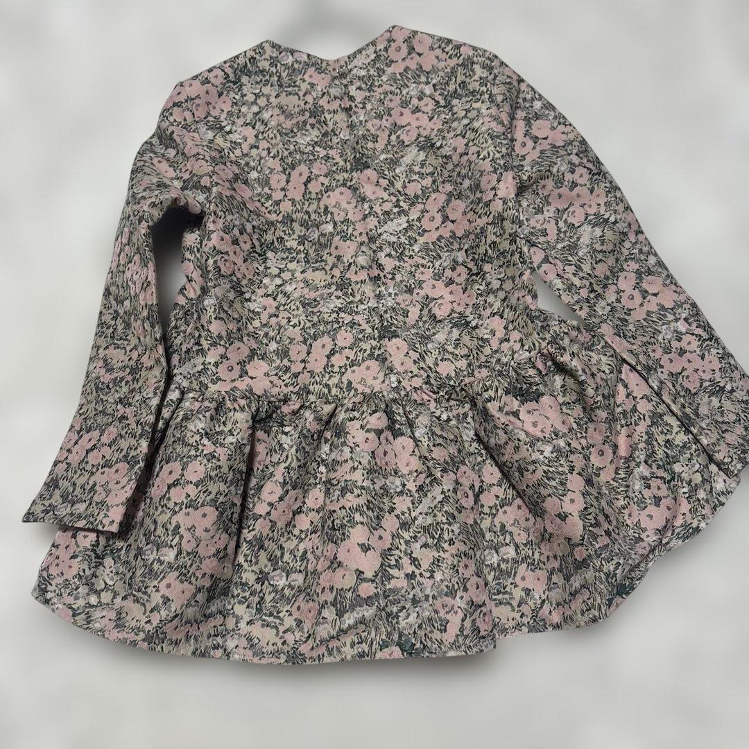 TSURU by mariko oikawa Gala ペプラムフラワートップス