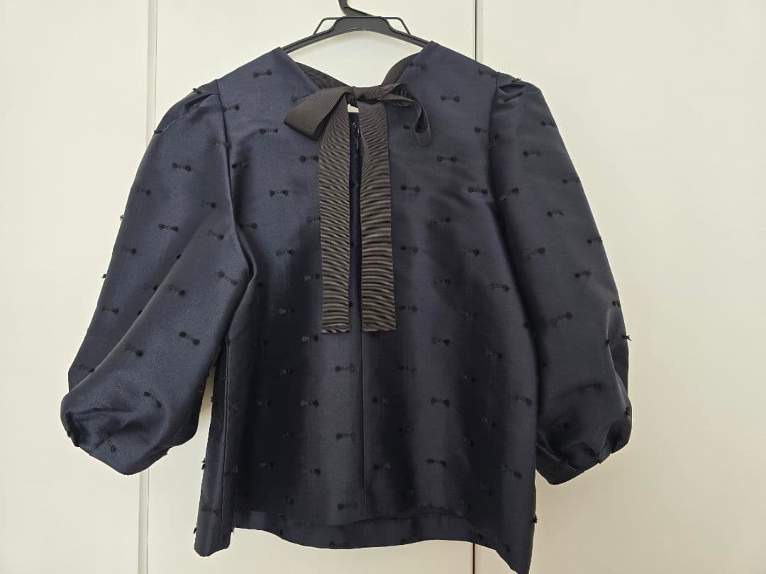 なみちゃん美品 UNITED ARROWS カットジャガード ブラウス