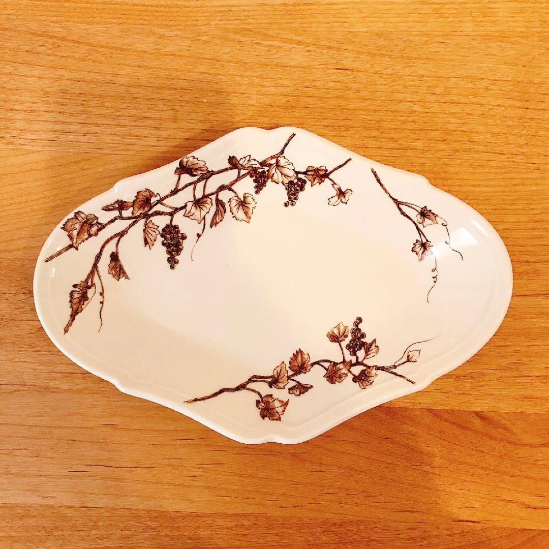 studio m’ スタジオエム　ヴィーニュ　オーバルプレート　美品