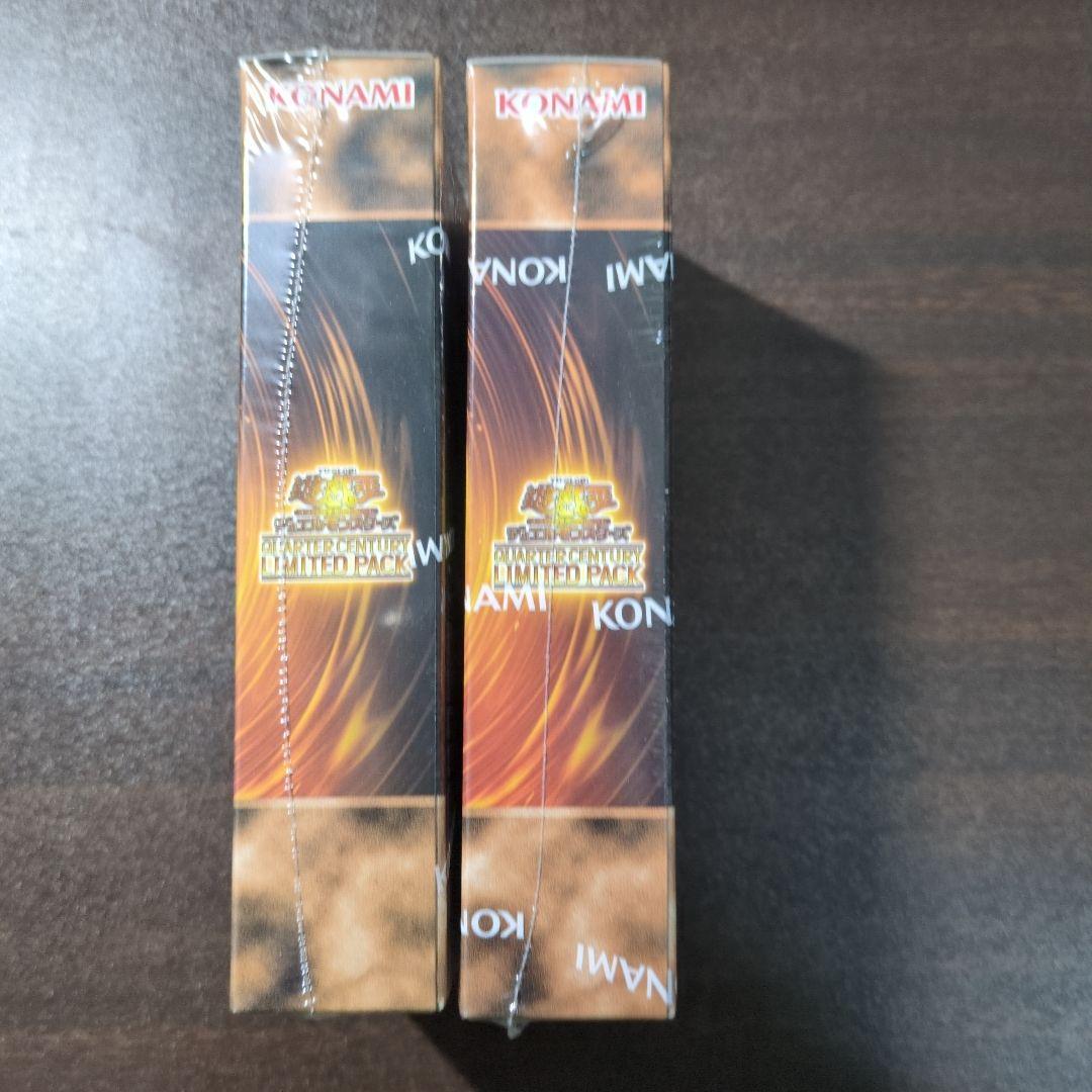 【新品未開封】遊戯王クォータ―センチュリーリミテッドパックBOXシュリンク付×2
