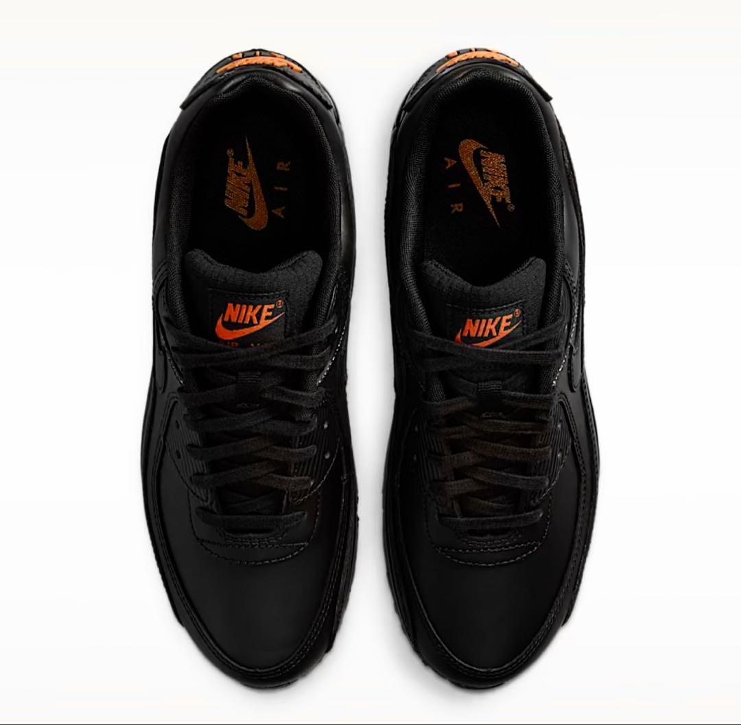 ■新品27.0cm■ナイキ エア マックス 90 ブラック/セーフティオレンジ