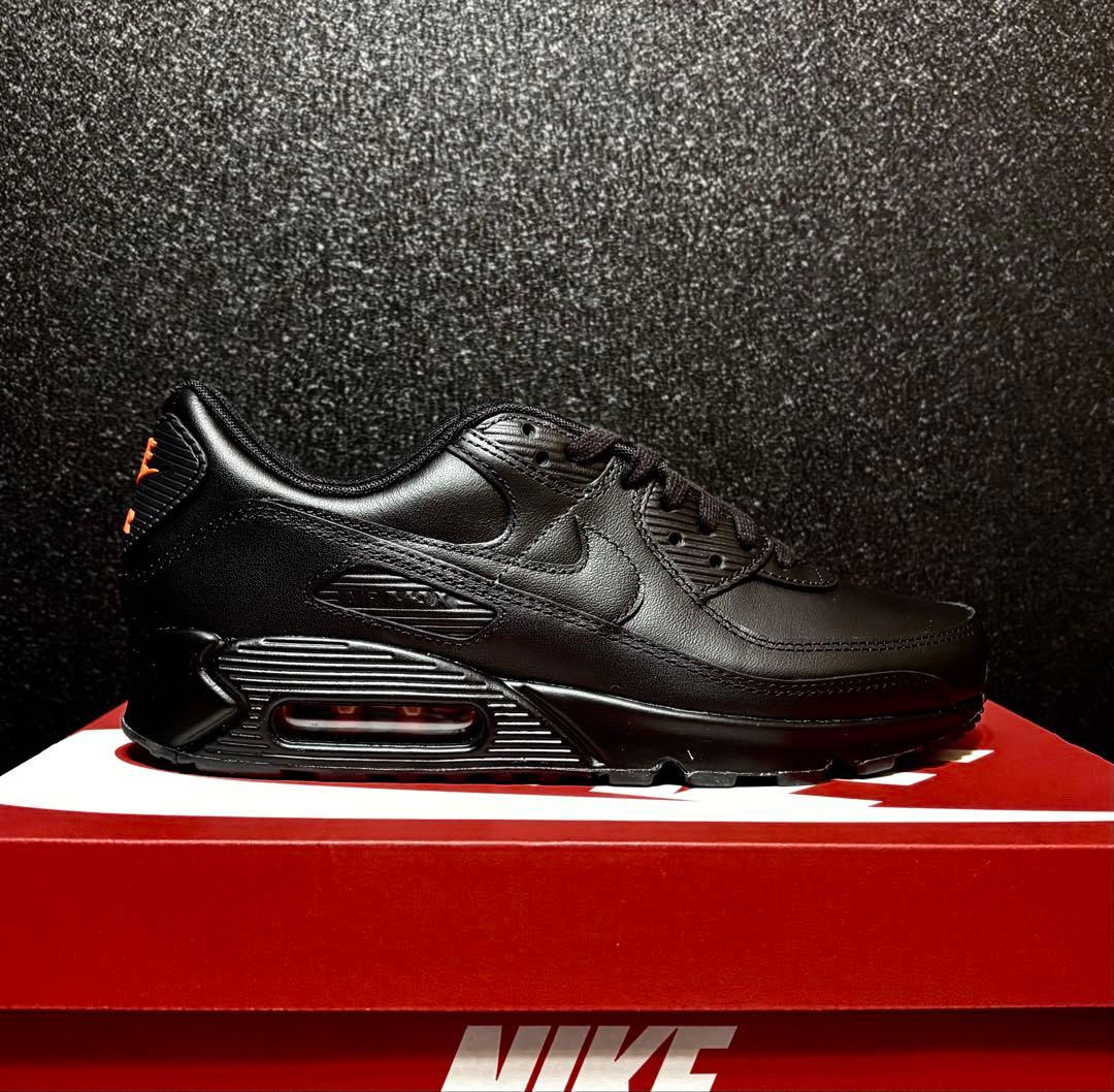 ■新品27.0cm■ナイキ エア マックス 90 ブラック/セーフティオレンジ