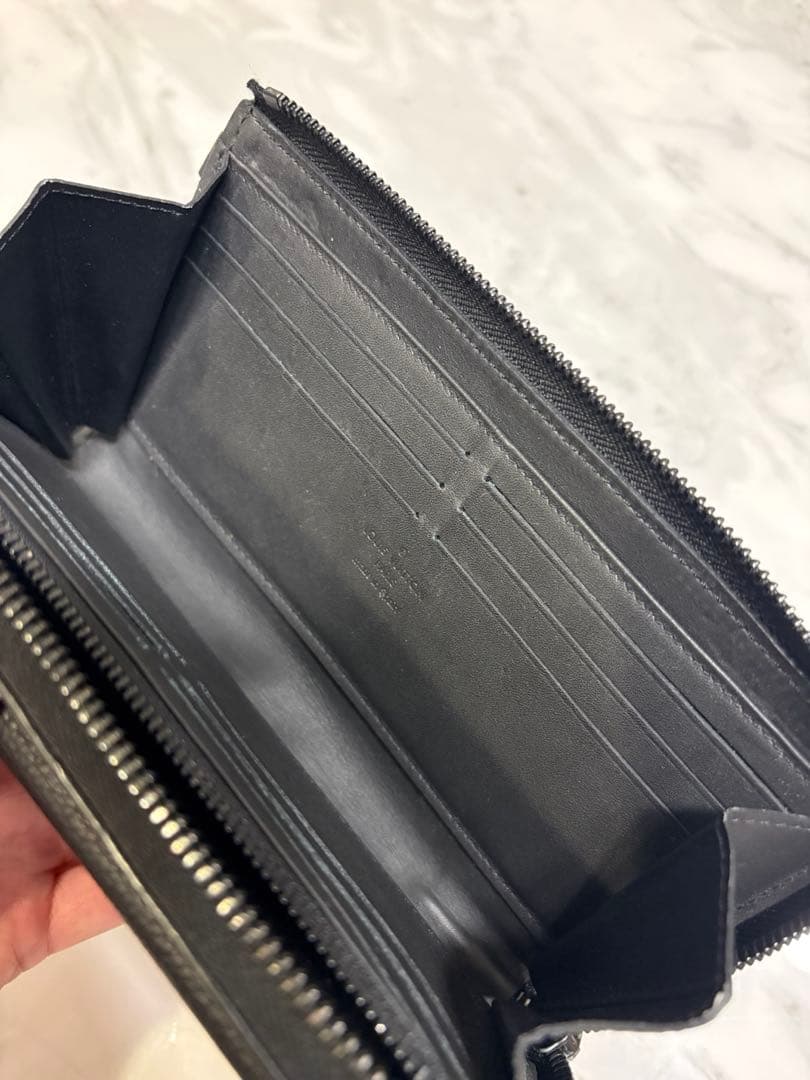 ルイヴィトン アエログラム ジッピーウォレット ドラゴンヌ ブラック