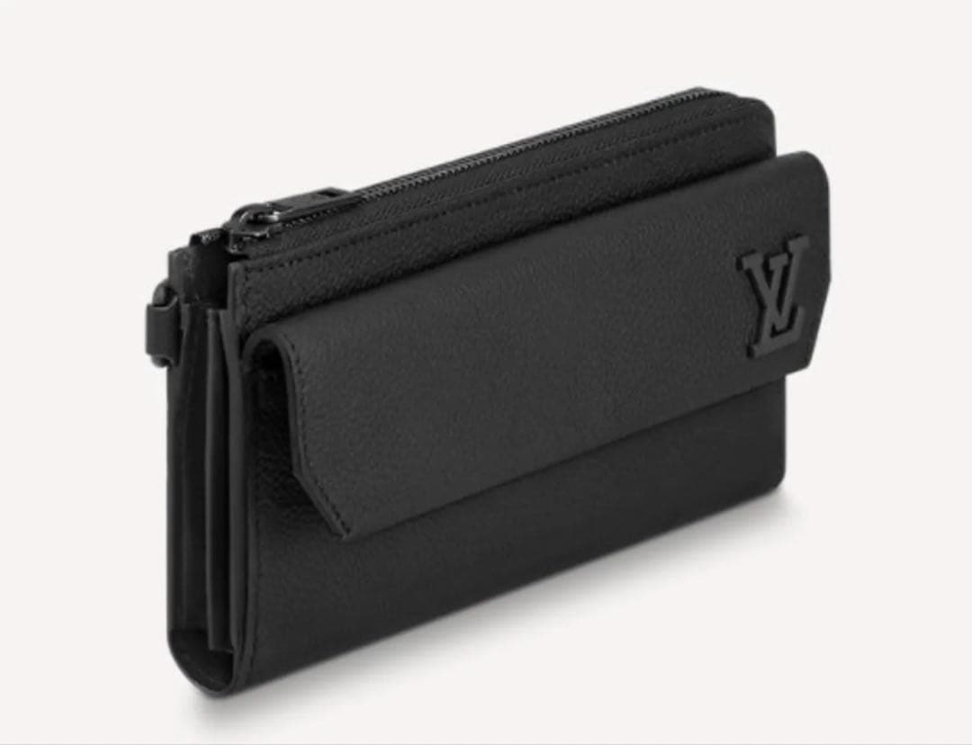 ルイヴィトン アエログラム ジッピーウォレット ドラゴンヌ ブラック