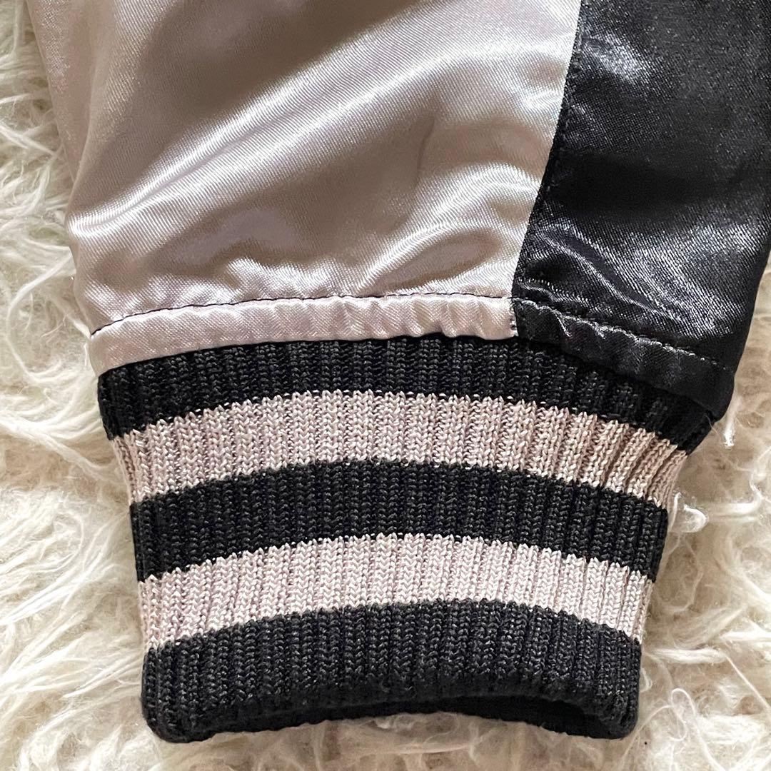 【美品レアサイズ】是空 ZEKU スカジャン リバーシブル 虎 鳳凰 刺繍 3L