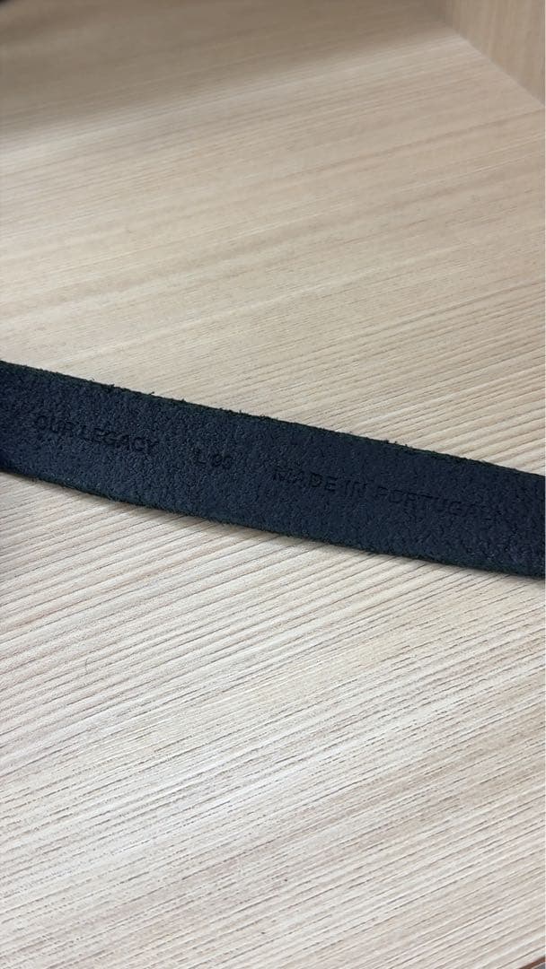 小物 Our Legacy 3CM BELT Laser Crack Leather