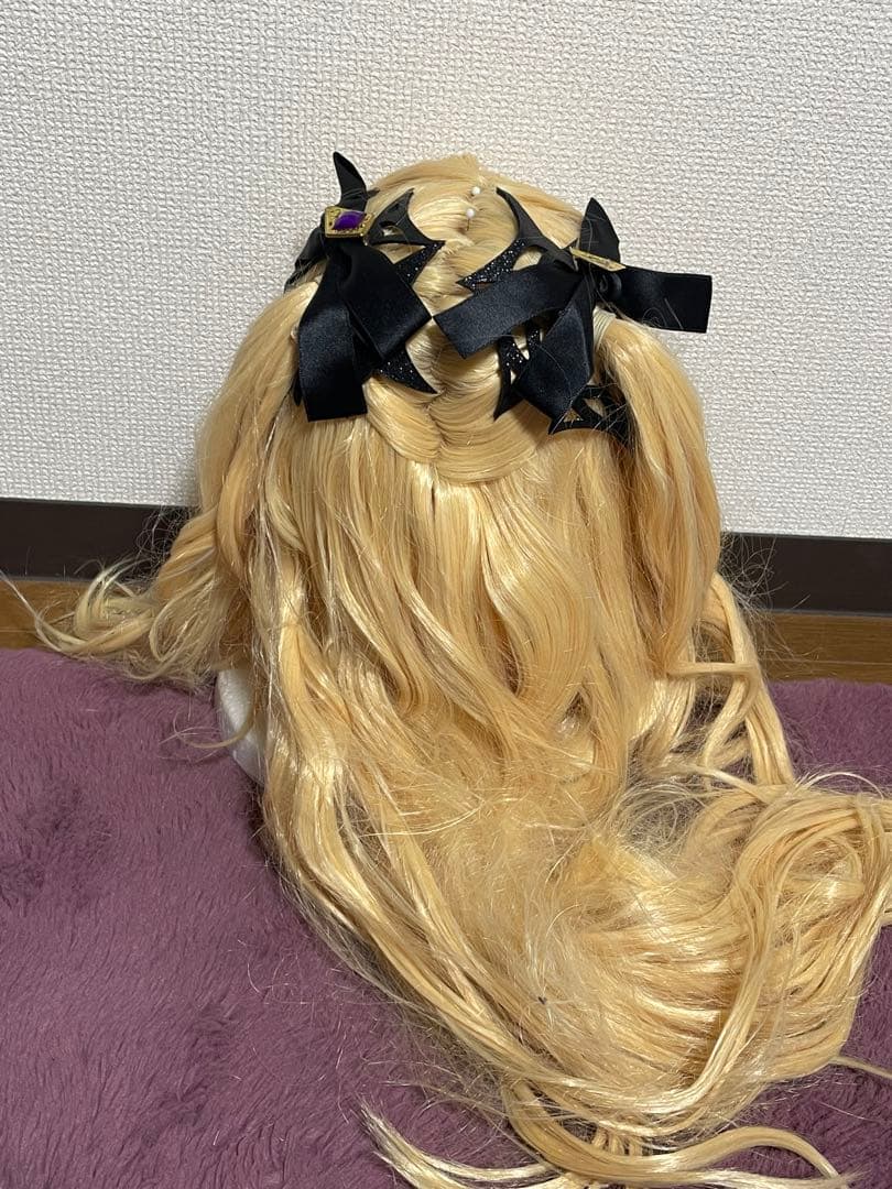 原神 フィッシュル コスプレ 衣装 喵屋小铺 猫屋　ウィッグ　靴