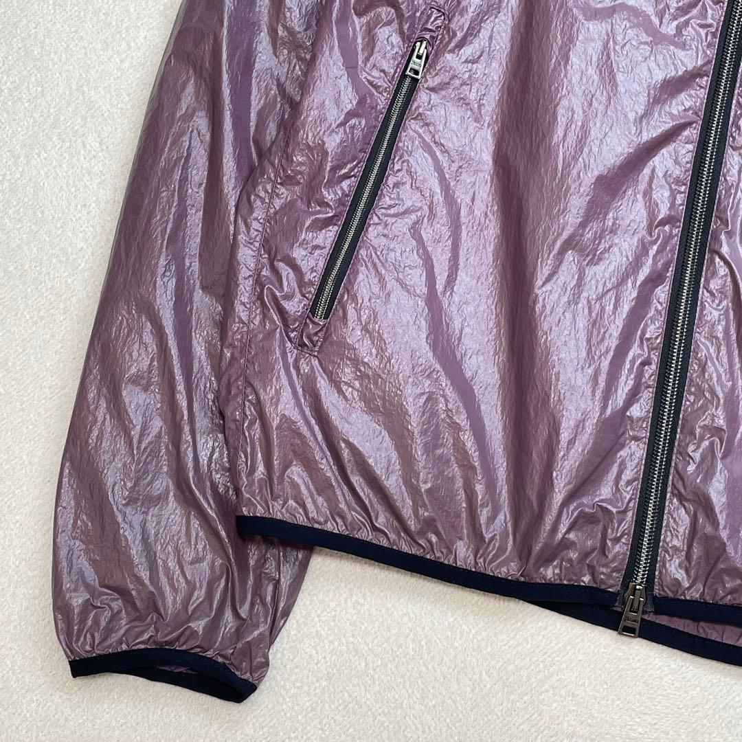 Herno ナイロンジャケット マウンテンパーカー 46 ブルゾン ロゴパッチ