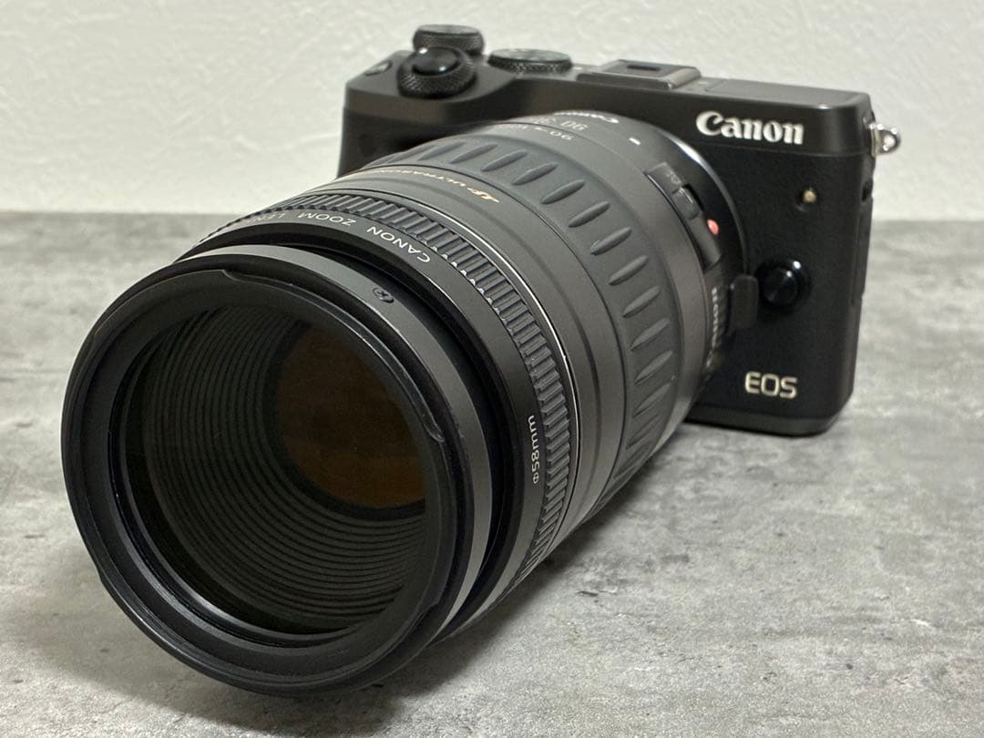 ⭐️美品⭐️Canon EF90-300 USM & EF-EOS M アダプター